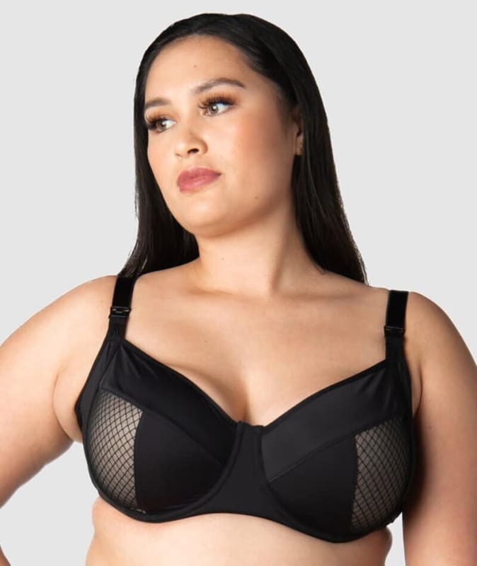 Hotmilk Enlighten Balconette Nursing Bra - Black Bras 
