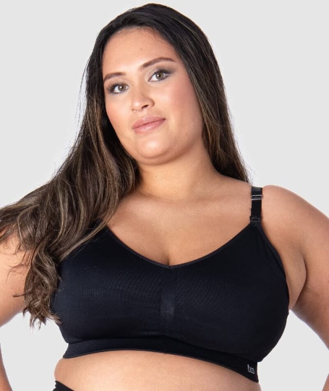 Hotmilk My Necessity Full Cup Maternity & Nursing Wire-free Bra - Black Bras