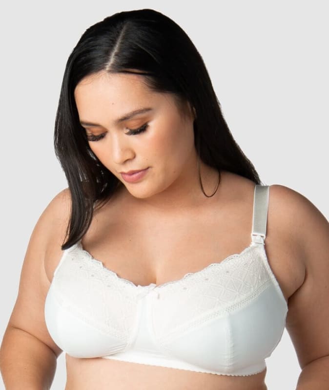 Hotmilk Show Off Nursing & Maternity Wire-free Bra - Ivory Bras