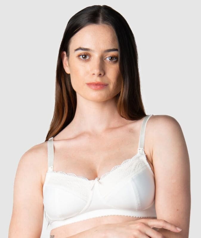 Hotmilk Show Off Nursing & Maternity Wire-free Bra - Ivory Bras
