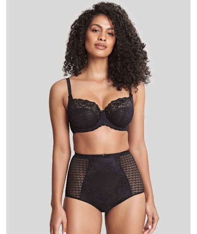 Panache Envy Underwired Balconnet Bra - Black Bras