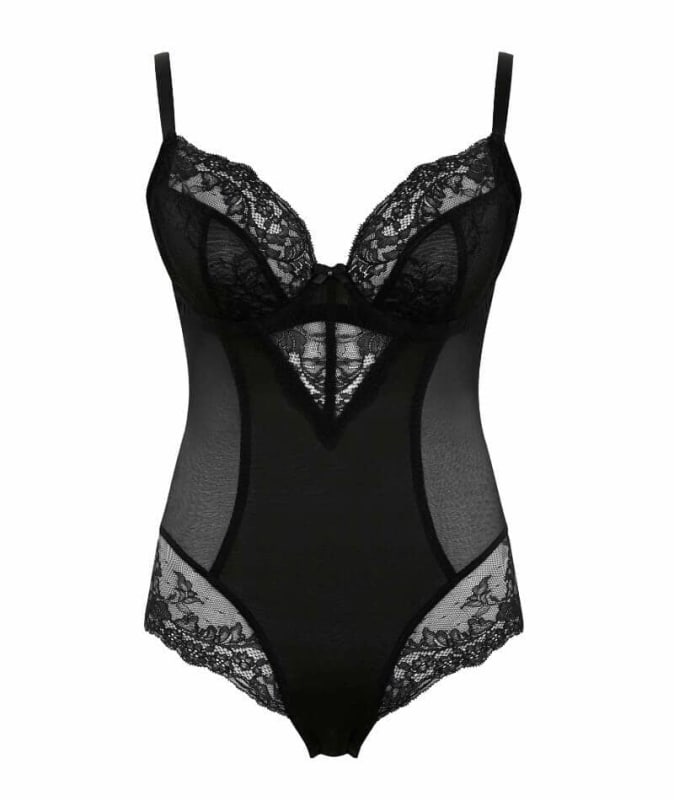 Panache Ana Non Padded Bodysuit - Black Bodysuits & Basques