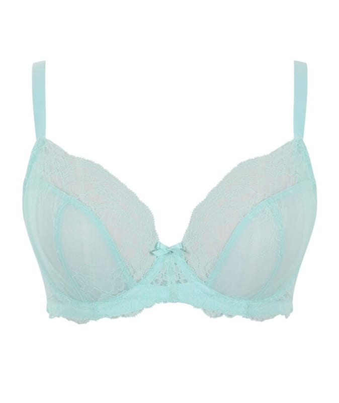 Panache Ana Underwired Plunge Bra - Mint Green Bras