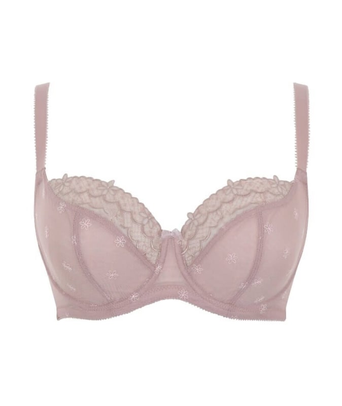 Panache Blossom Balconnet Bra - Taupe Bras 