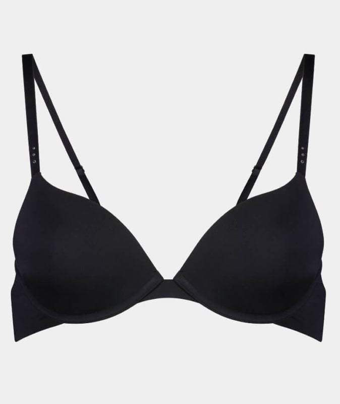 Pleasure State Smooth Plunge Bra - Black Bras