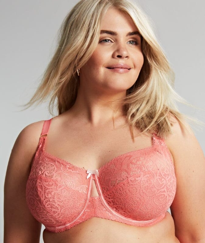 Sculptresse Estel Full Cup Underwired Bra - Coral Bras