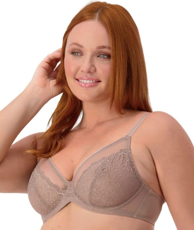 Triumph Sheer Minimizer Bra - Mocca Bras