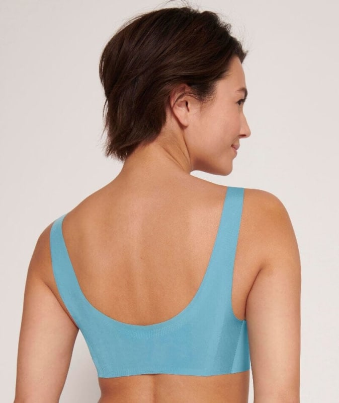 Sloggi ZERO Feel Wire-free Bralette - Blue Lake Bras
