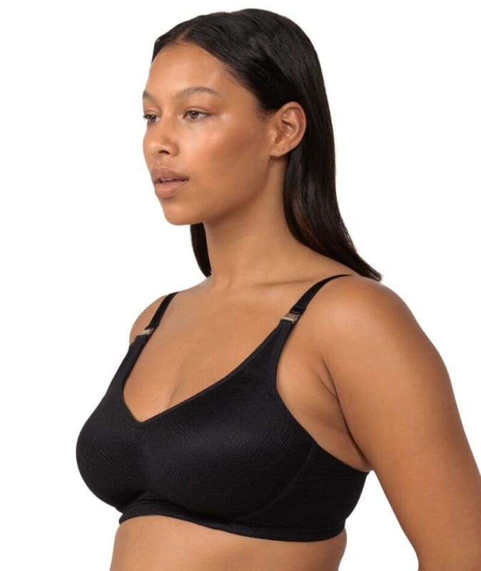 Triumph Amour Maternity Lace Padded Wire-free Bra - Black Bras