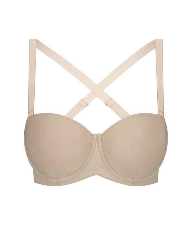Triumph Beautiful Silhouette Strapless Convertible Bra - Nude Bras 