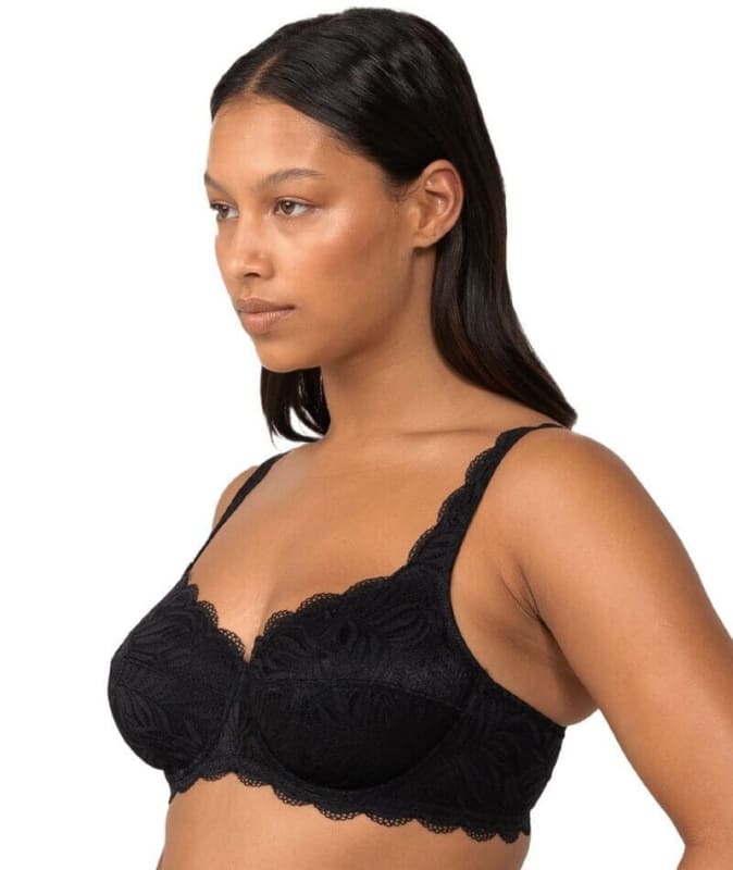 Triumph Essential Lace Balconette Bra - Black Bras 