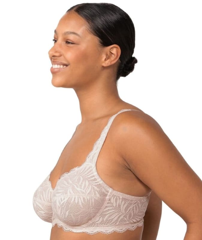 Triumph Essential Lace Balconette Bra - Nude Pink Bras 