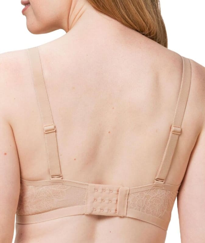 Triumph Fit Smart Plunge Padded Wire-free Bra - Light Brown Bras