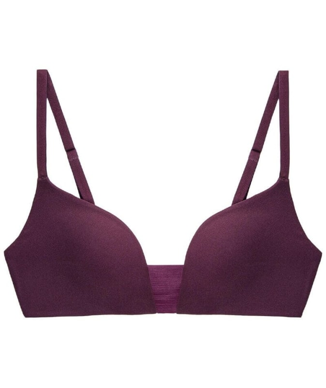 Triumph Flex Smart Padded Wire-free Bra - Aubergine Bras 