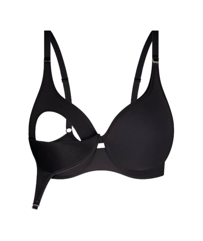 Triumph Gorgeous Maternity Padded Wire-free Bra - Black Bras 