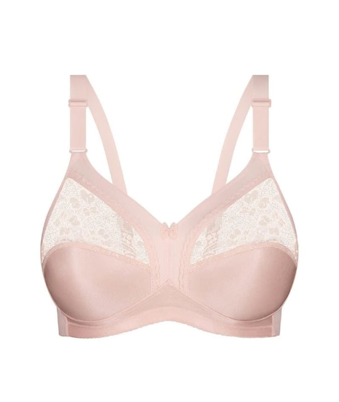 Triumph Kiss of Cotton Wire-free Bra - Fresh Powder Bras 