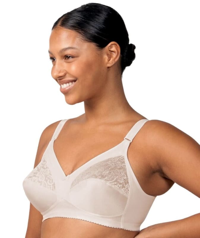 Triumph Kiss of Cotton Wire-free Bra - Fresh Powder Bras 