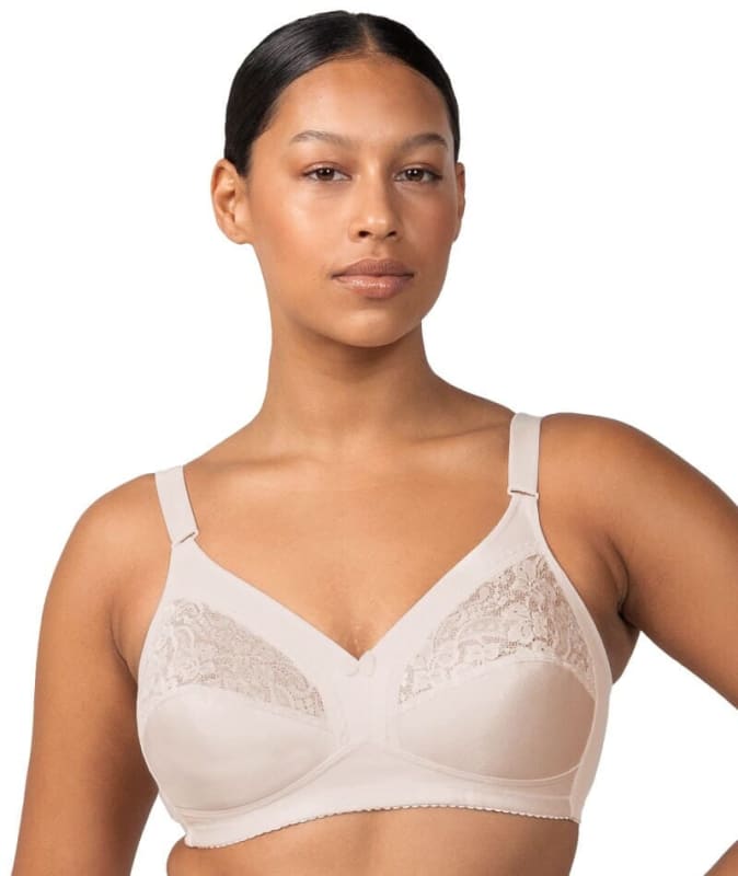 Triumph Kiss of Cotton Wire-free Bra - Fresh Powder Bras 
