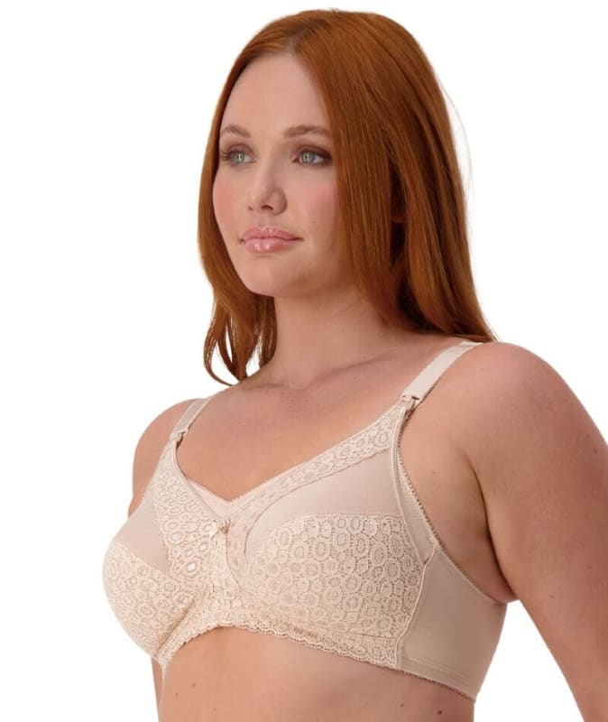 Triumph Lace Maternity Wire-Free Bra - Nude Bras