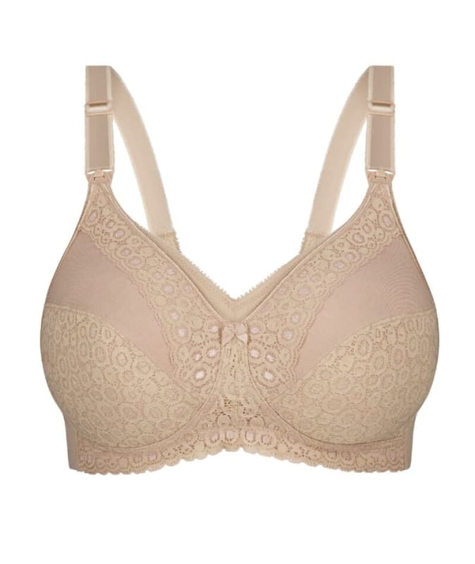 Triumph Lace Maternity Wire-Free Bra - Nude Bras