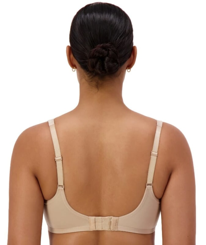 Triumph Lacy Minimiser Wire-Free Bra - New Beige Bras