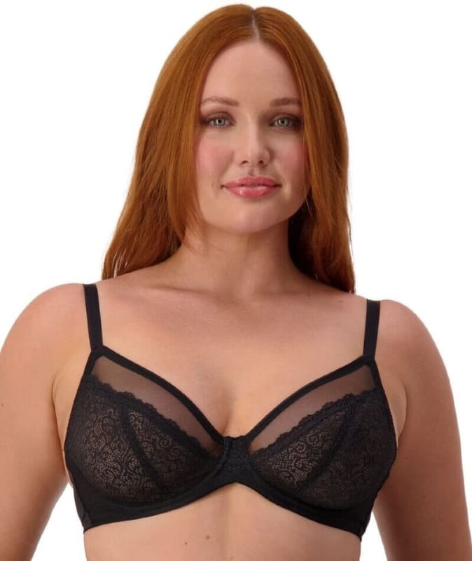 Triumph Sheer Minimizer Bra - Black Bras