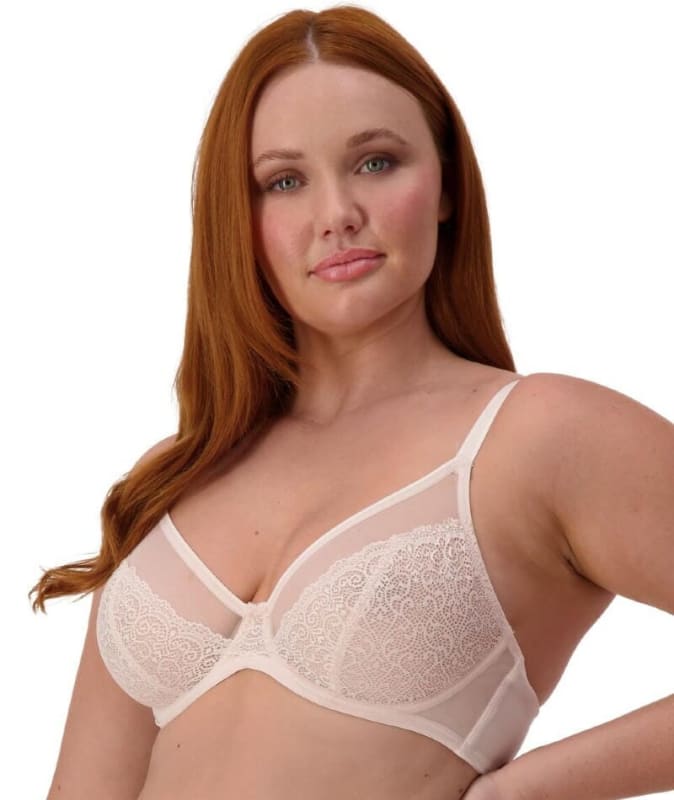 Triumph Sheer Minimizer Bra - Nude Pink Bras