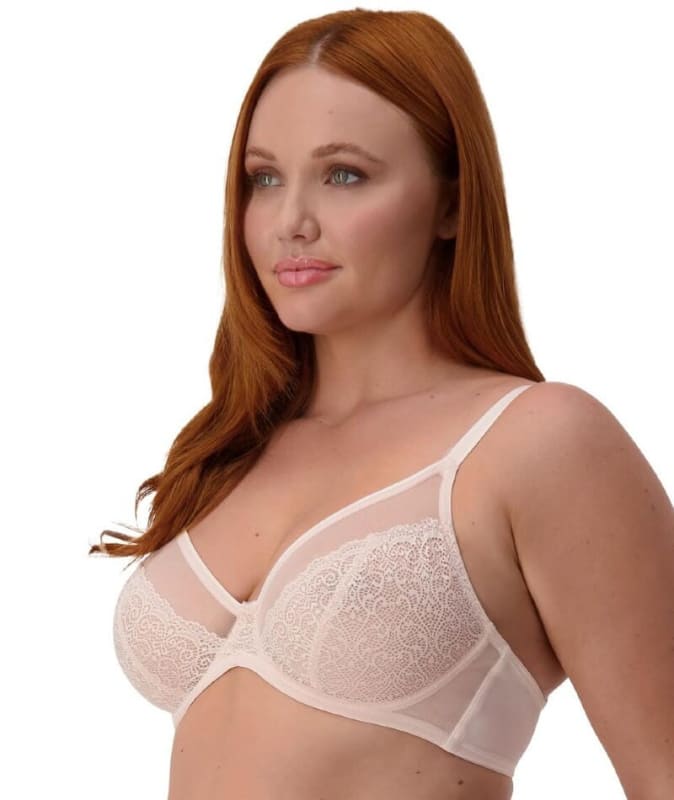 Triumph Sheer Minimizer Bra - Nude Pink Bras