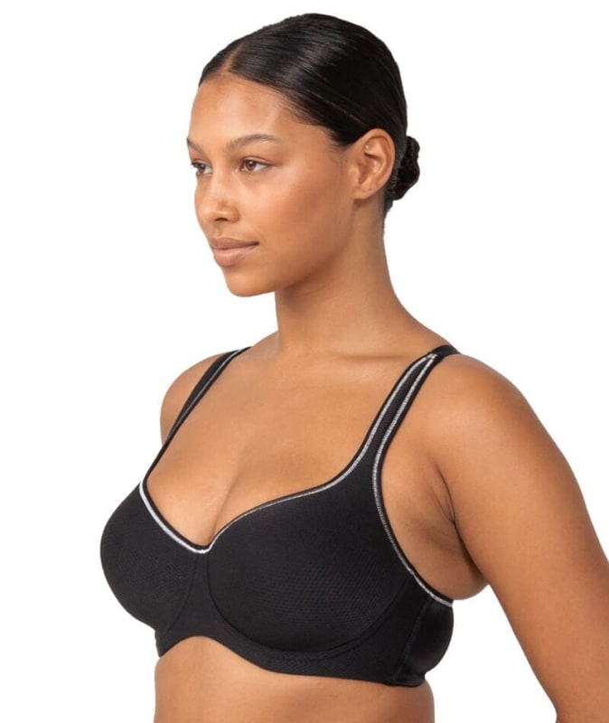 Triumph Triaction Racerback 2 Pack - Black/White Bras 