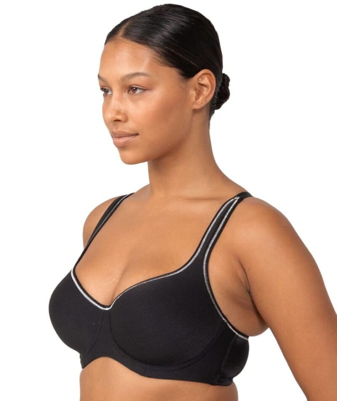Triumph Triaction Racerback Sports Bra - Black Bras 