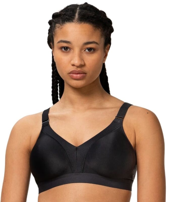 Triumph Triaction Wellness Wire-free Sports Bra - Black Bras