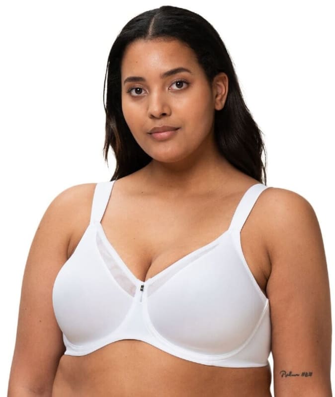 Triumph True Shape Sensation Minimiser Underwire Bra - White Bras