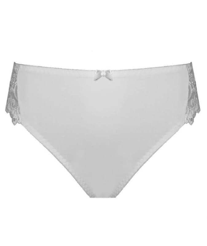 Fayreform Coral High Cut Brief - White Knickers 