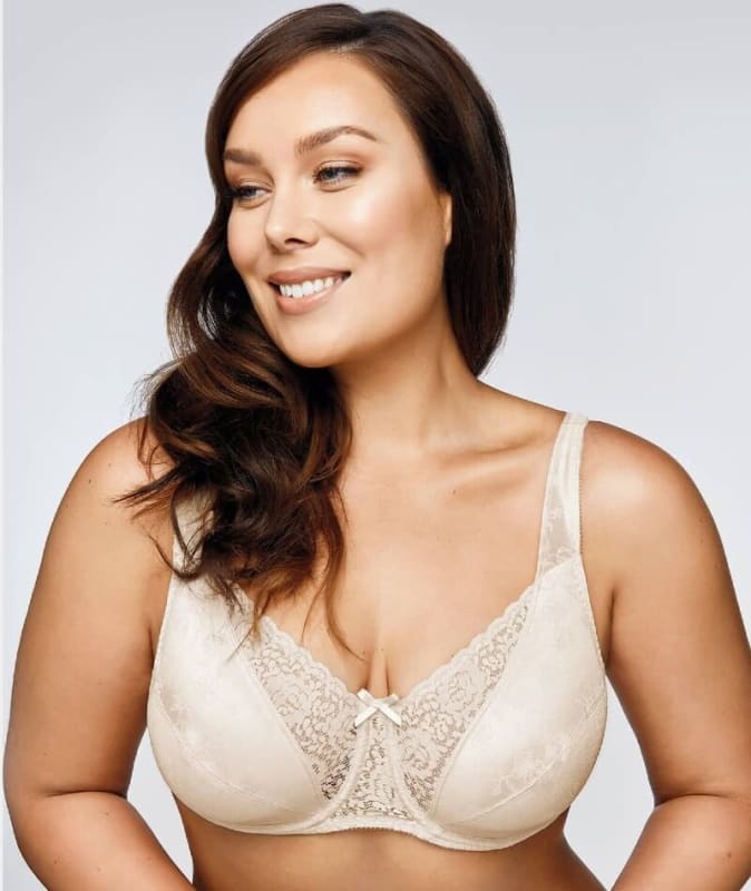 Playtex Secrets Floral Delustre Bra - Beige Bras