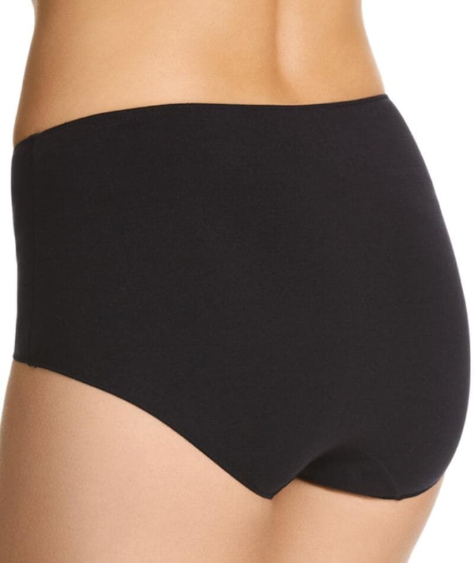 Jockey No Panty Line Promise Bamboo Naturals Full Brief -Black Knickers