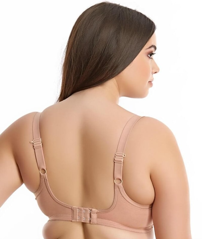 Elomi Matilda Underwired Plunge Bra - Cafe Au Lait Bras 