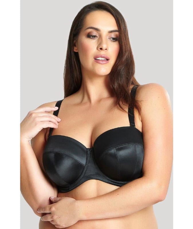 Sculptresse Dana Strapless Moulded Underwired Bra - Black