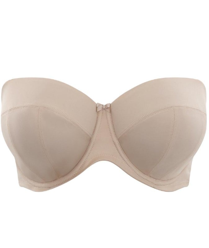 Sculptresse Dana Strapless Moulded Underwired Bra - Linen