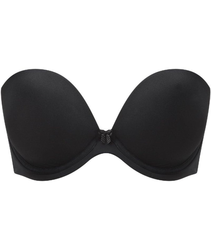 Panache Koko Underwired Moulded Strapless Bra - Black Bras 