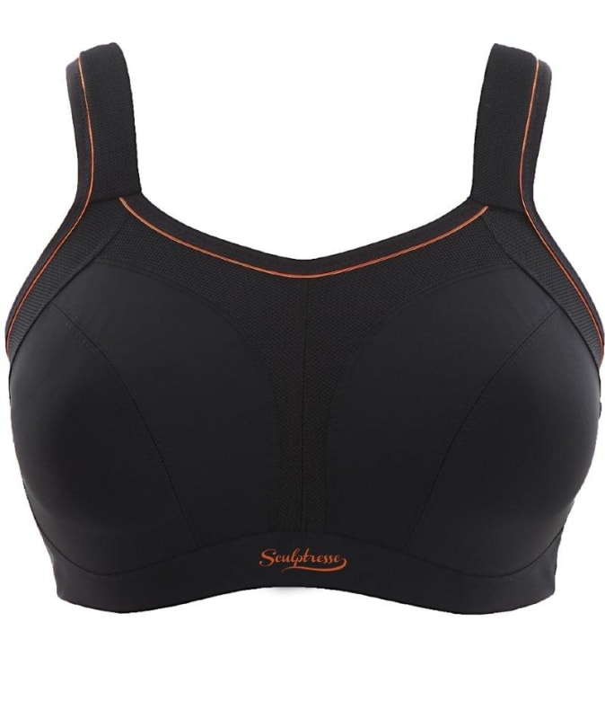 Sculptresse Non Padded Underwired Sports Bra - Black 