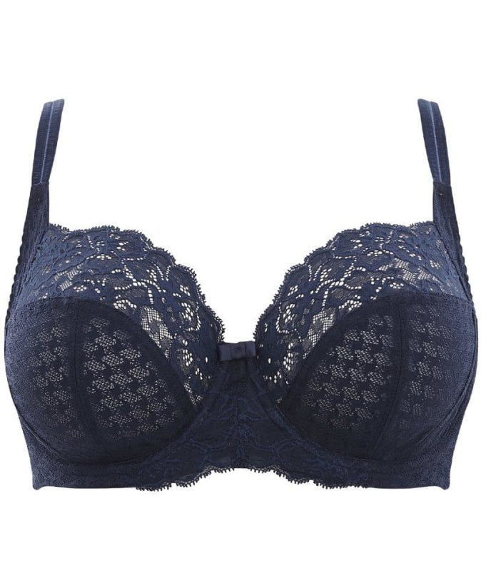 Panache Envy Underwired Balconnet Bra - Navy 