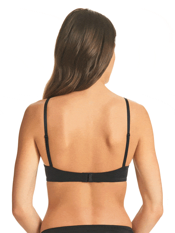 Finelines Refined 5 Way Convertible Push Up Bra - Black Bras 