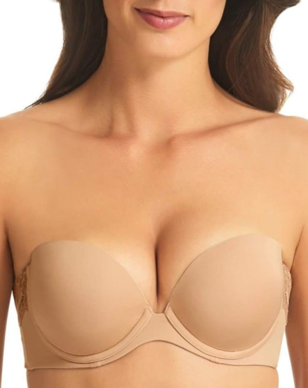 Finelines Refined Superboost Strapless Bra - Nude Bras 