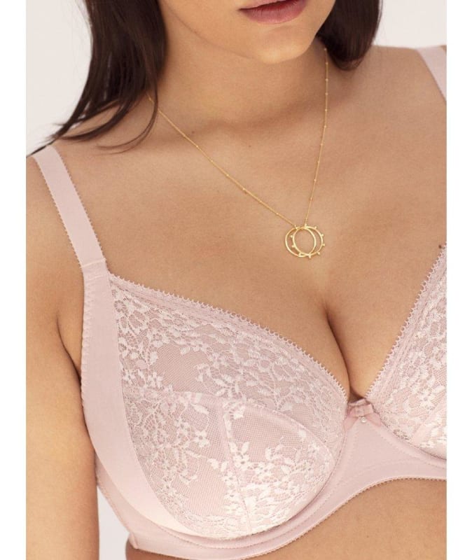 Sculptresse Roxie Plunge Underwired Bra - Misty Rose Bras