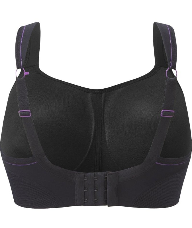 Panache Sport Non-Underwired Sports Bra - Black 