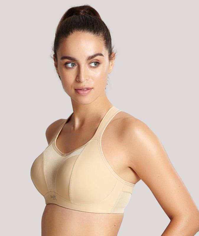 Panache Sport Non-Underwired Sports Bra - Latte 