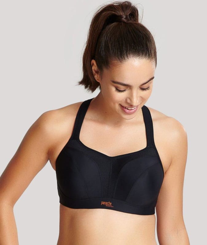 Panache Sport Underwired Sports Bra Black - Black Bras
