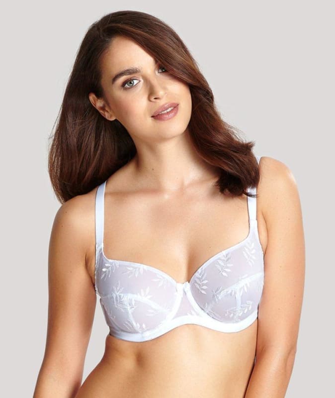 Panache Tango Underwired Balconnet Bra - White 