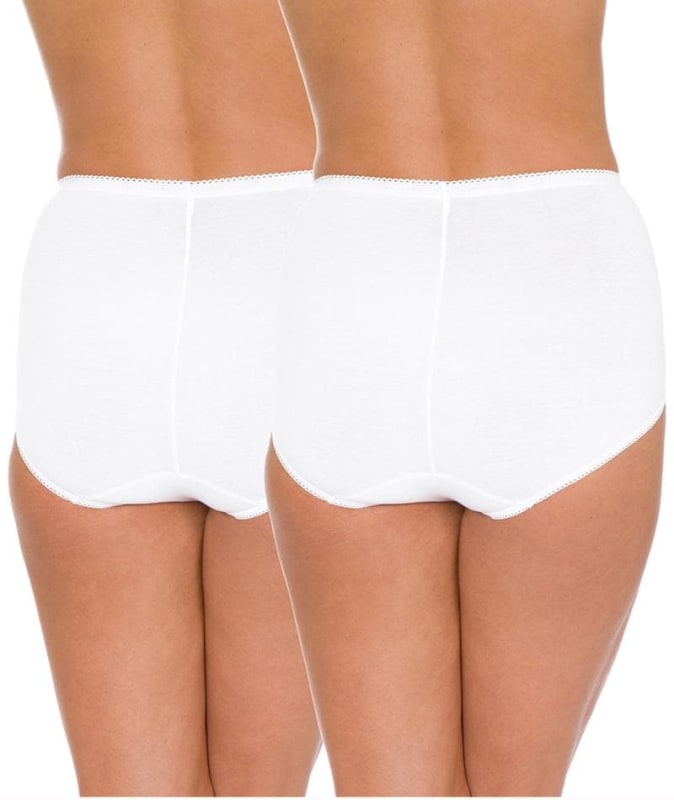 Triumph Sloggi Maxi Brief 2 Pack - White Knickers