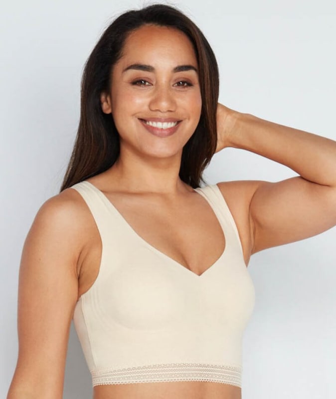 Bendon Comfit Collection Crop Top Bra - Novelle Peach Bras